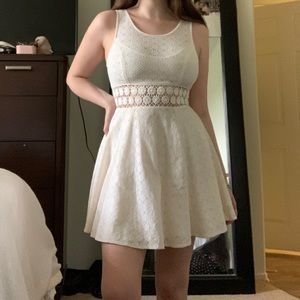 White Lace Free People dress!